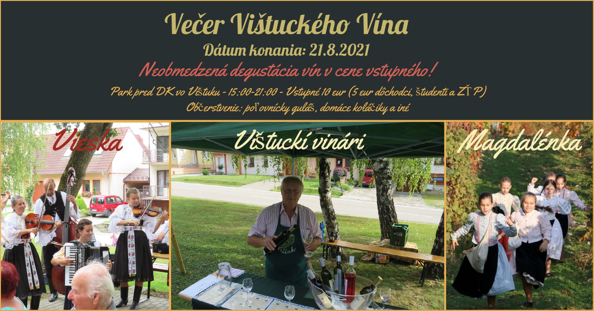 Večer vištuckého vína 2021