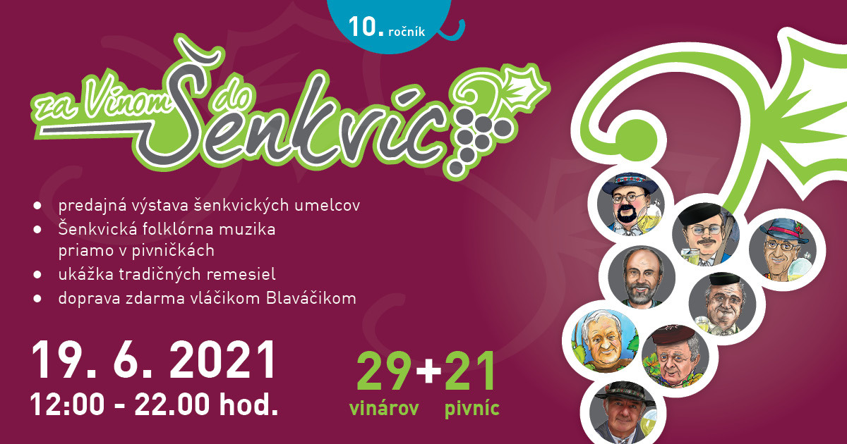 Za vínom do Šenkvíc 2021