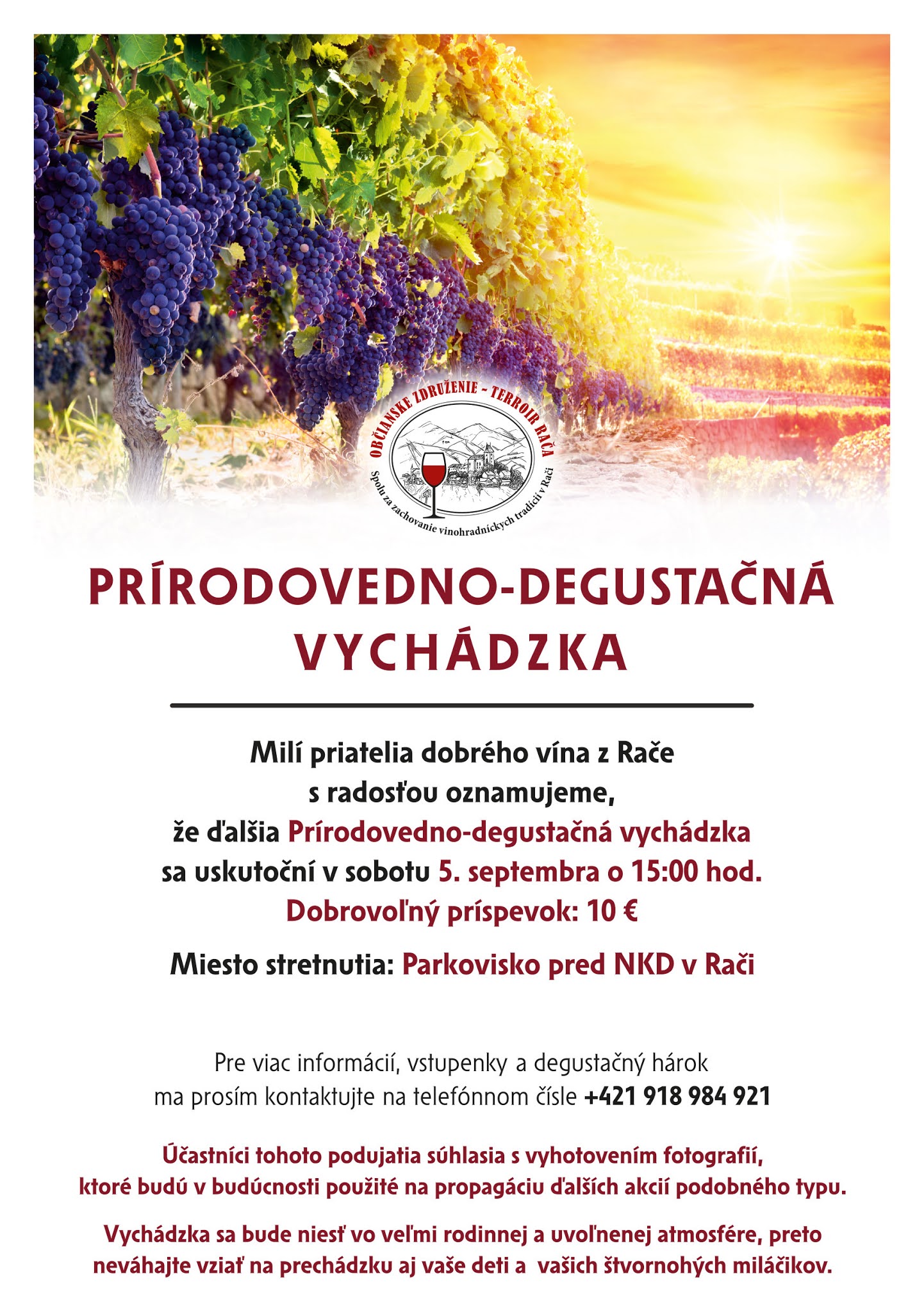 Prírodovedno-degustačná vychádzka po račianských vinohradoch