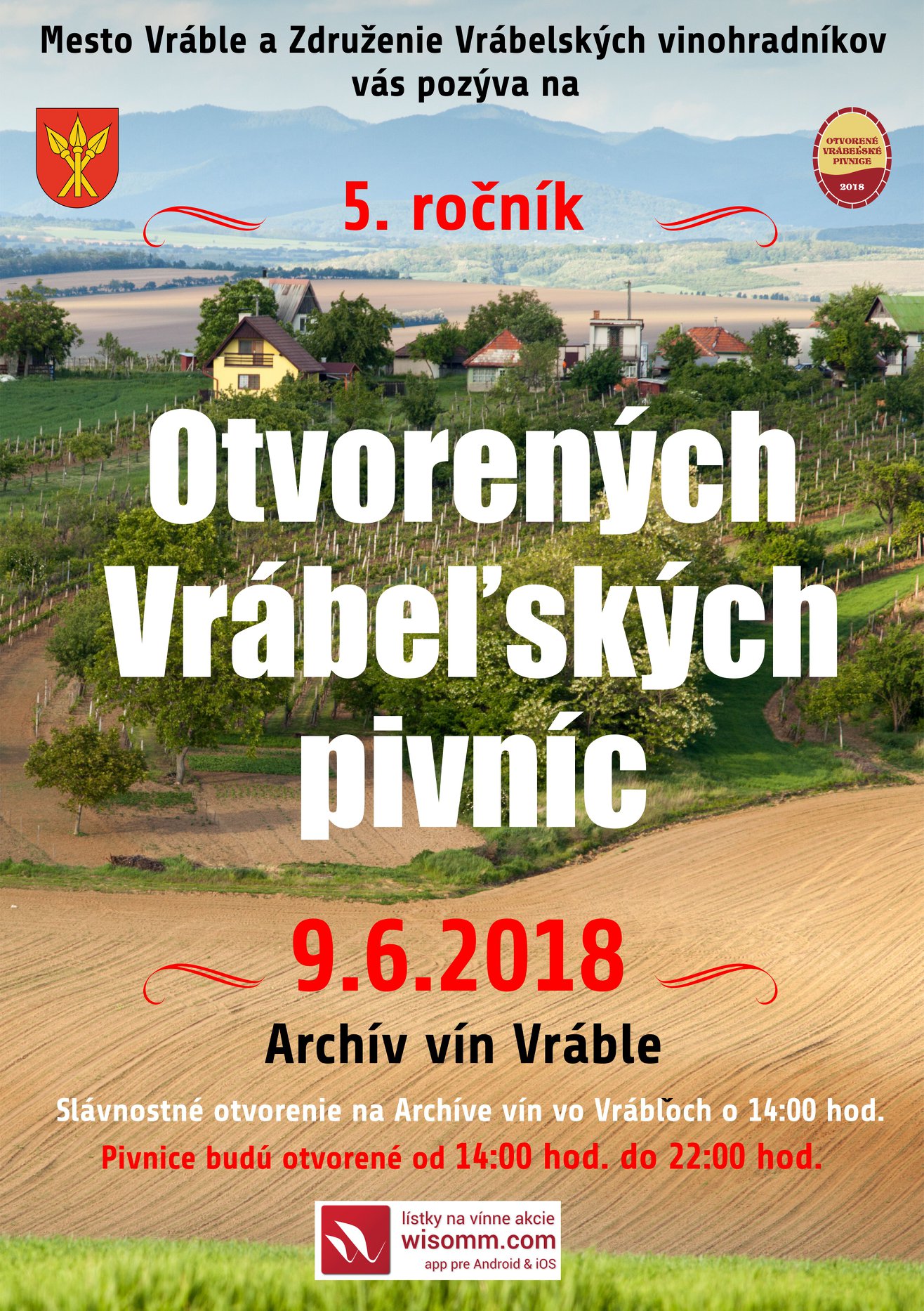 Otvorené Vrábeľské pivnice (9.6.2018)
