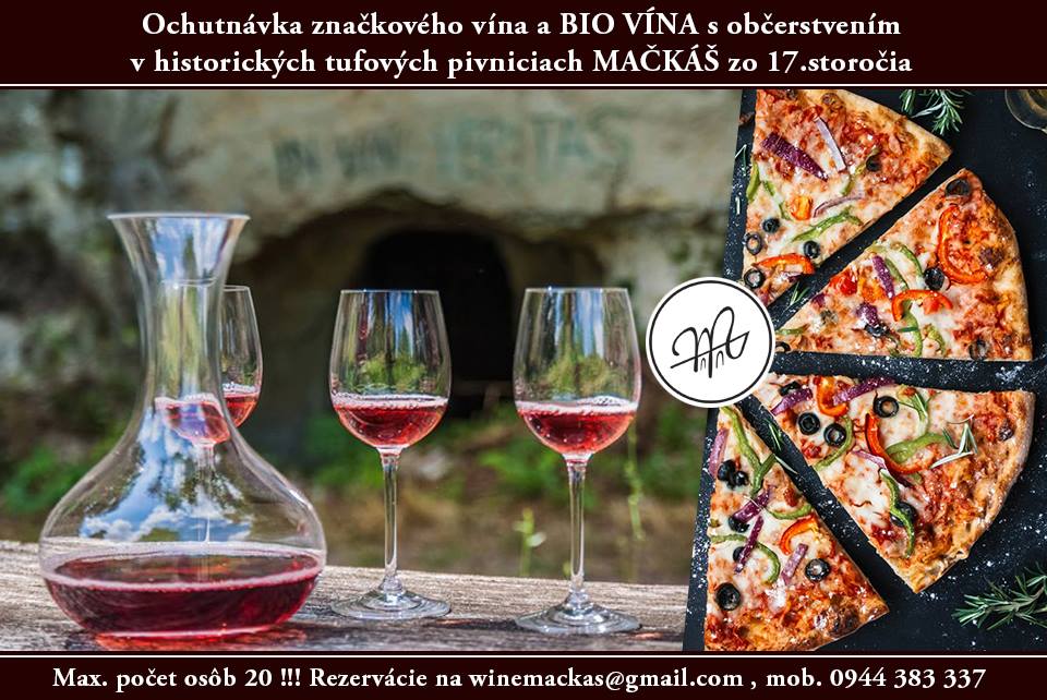 Ochutnávka v historických vínnych pivniciach MAČKÁŠ (5.5.2018)