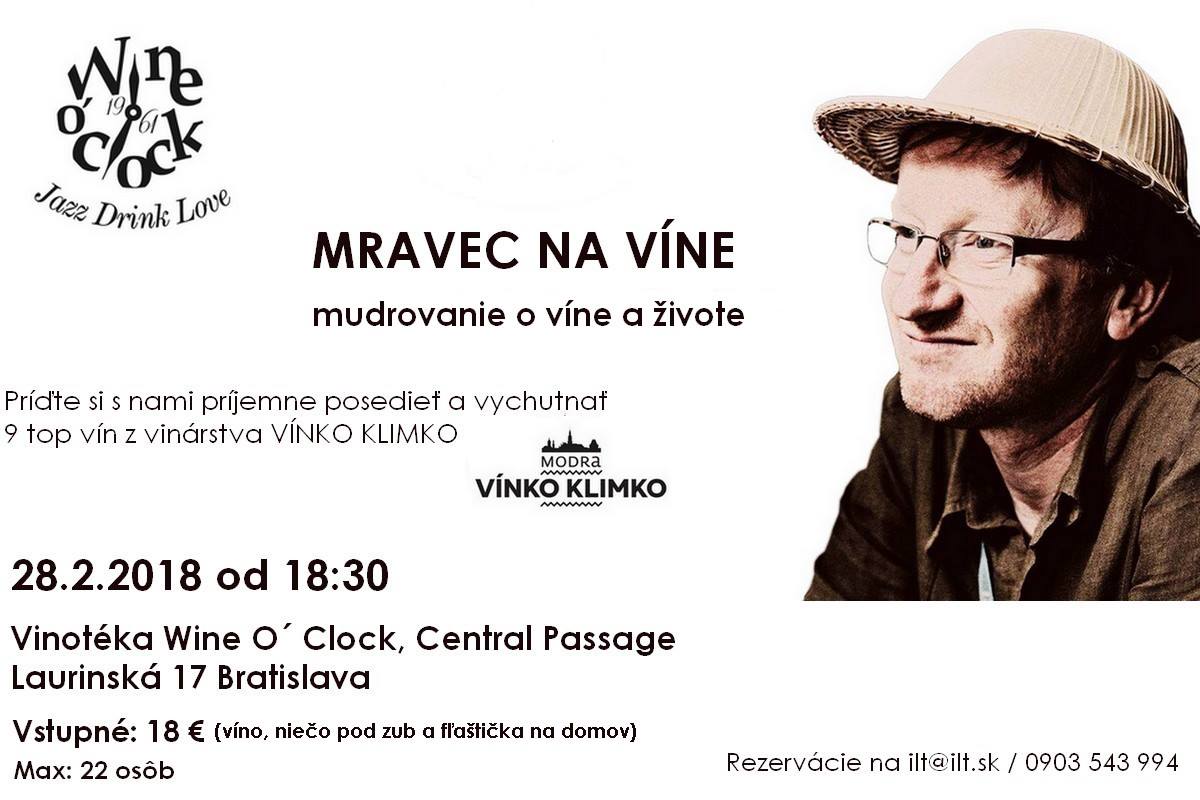 Mravec na víne (28.2.2018)