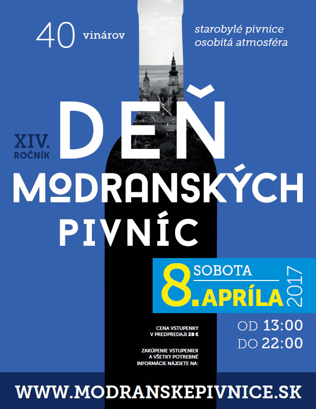 Deň modranských pivníc 2017 (8.4.2017)