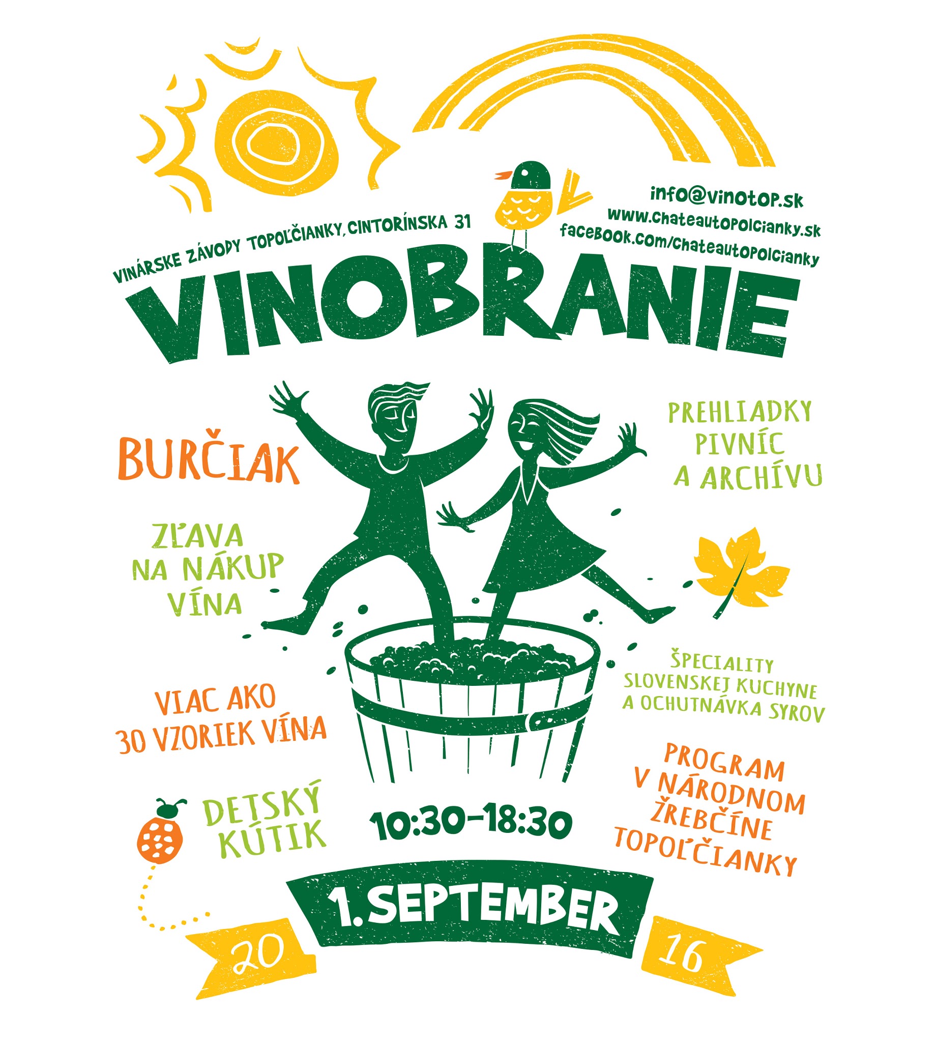 Vinobranie v Château Topoľčianky (1.9.2016)