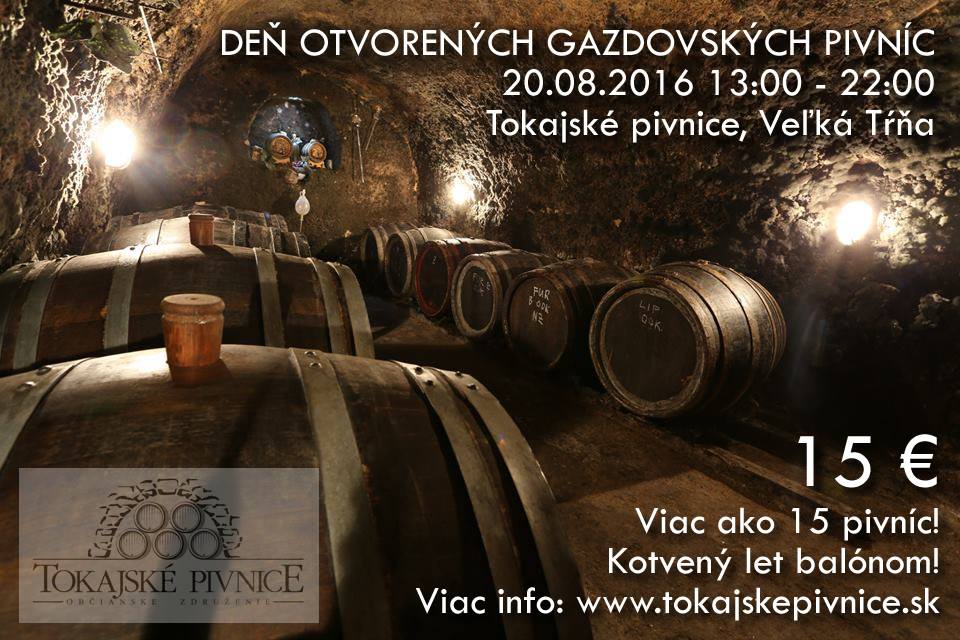 Deň otvorených gazdovských pivníc (20.8.2016)