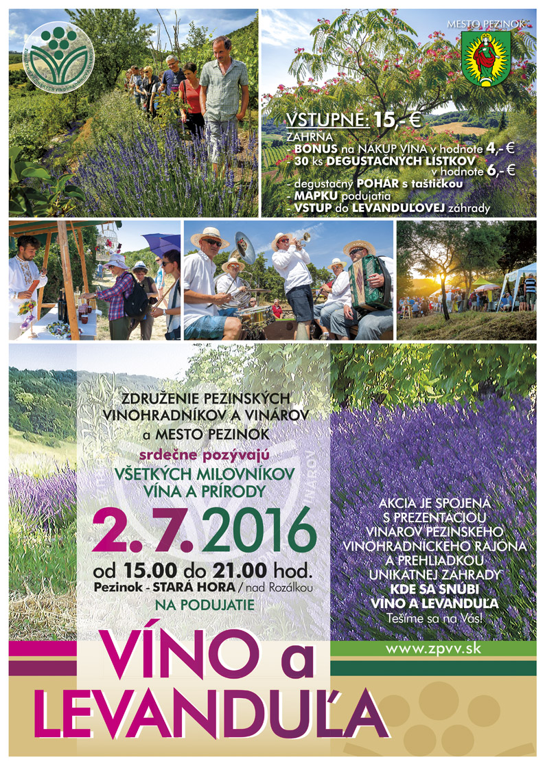 VÍNO A LEVANDUĽA (2.7.2016)