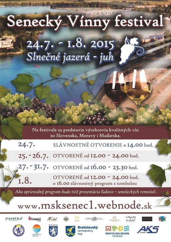 Senecký vínny festival (24.7. – 1.8.2015)