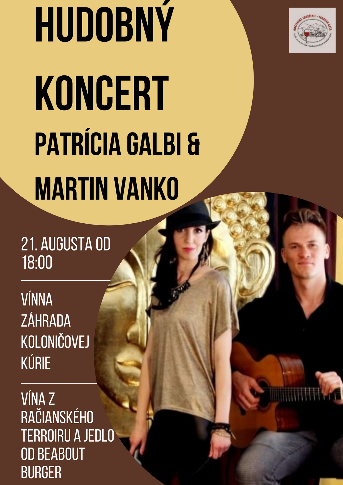 Hudobný večer vo Vínnej záhrade