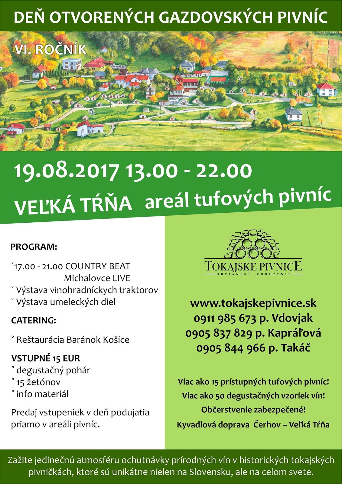 Deň otvorených gazdovských pivníc (19.8.2017)