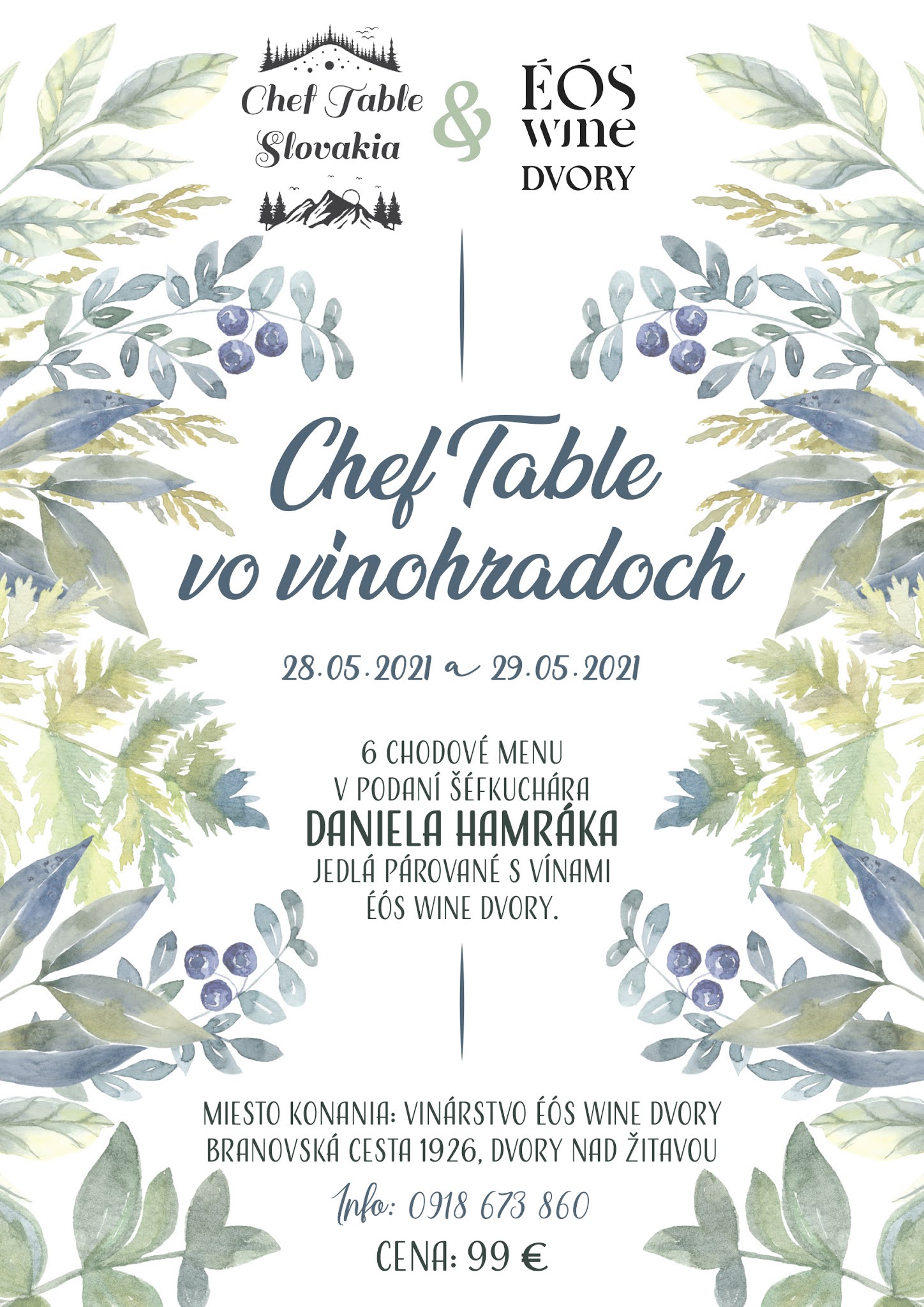 Chef Table vo vinohradoch