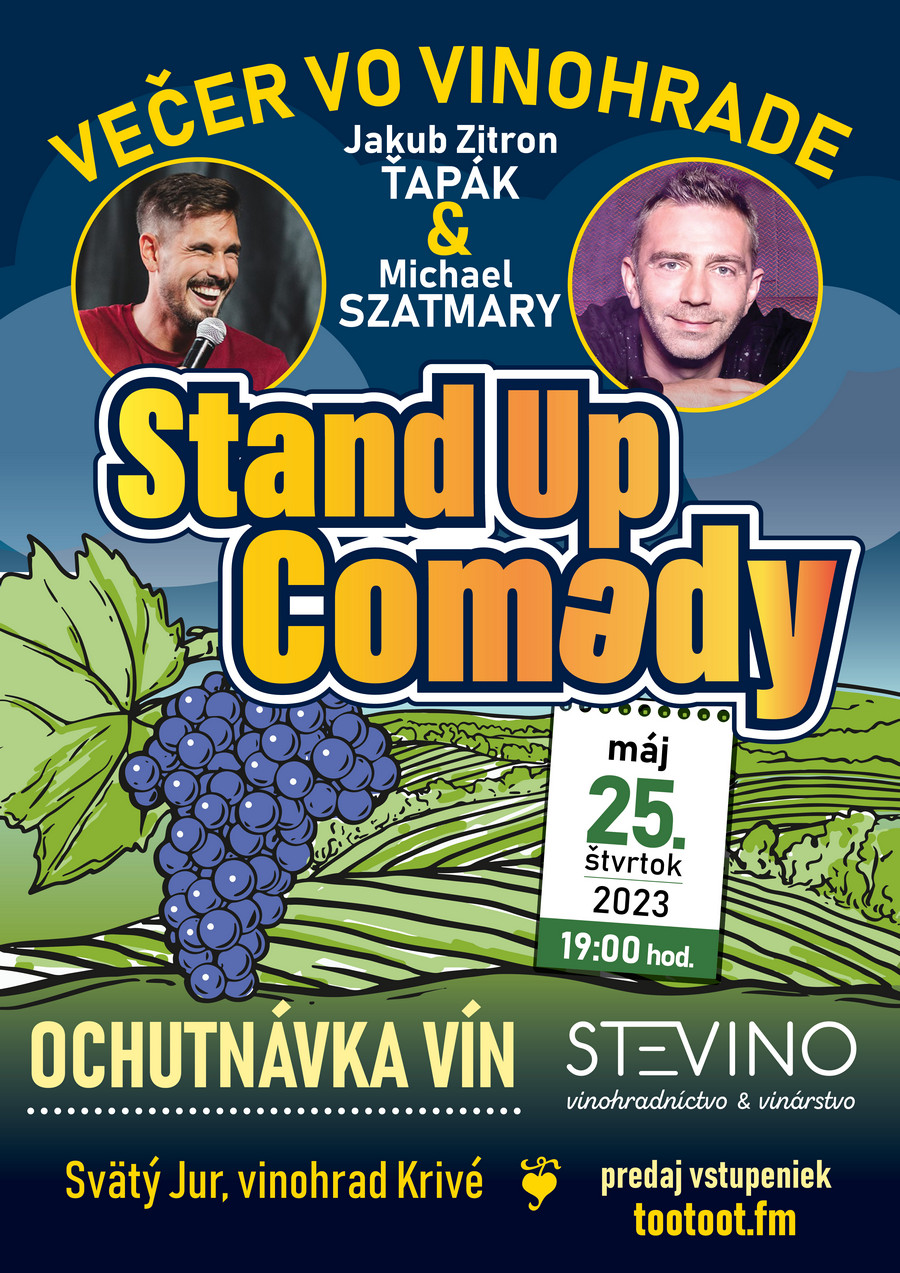 Večer vo vinohrade - Stand Up Comedy Show