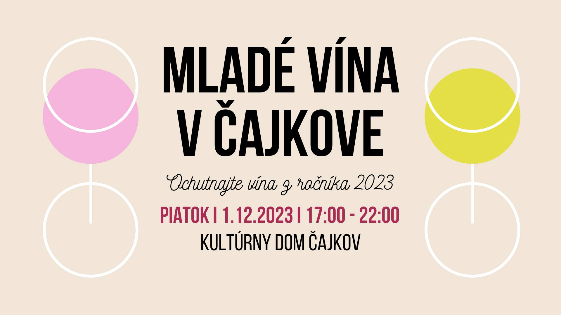 Mladé vína v Čajkove 2023