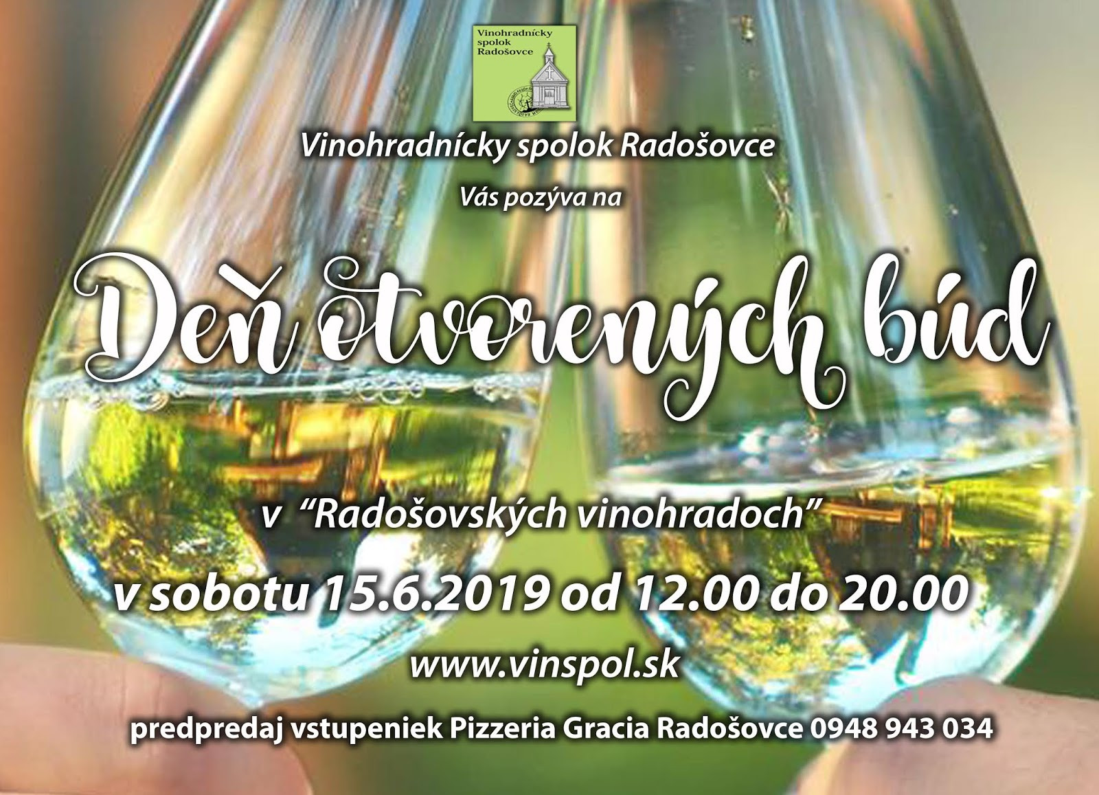 Deň otvorených búd v Radošovských vinohradoch (15.6.2019)