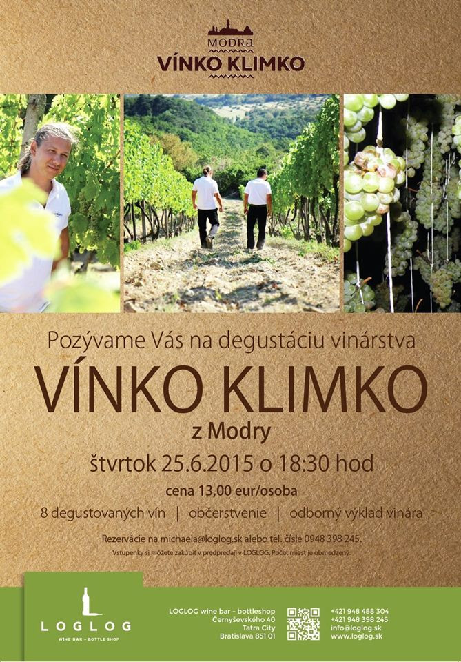 Ochutnávka vinárstva Vinko Klimko (25.6.2015)