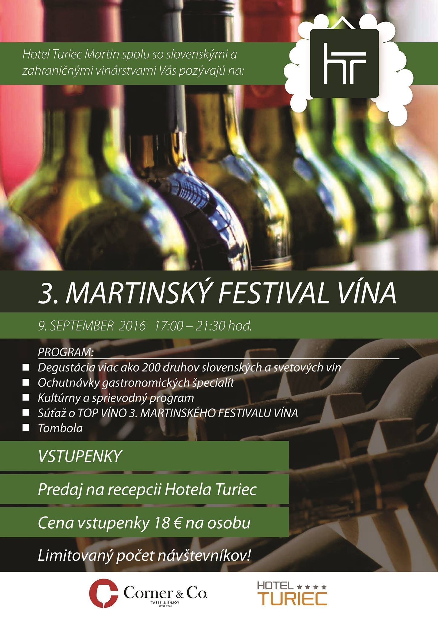 3. Martinský festival vína (9.9.2016)