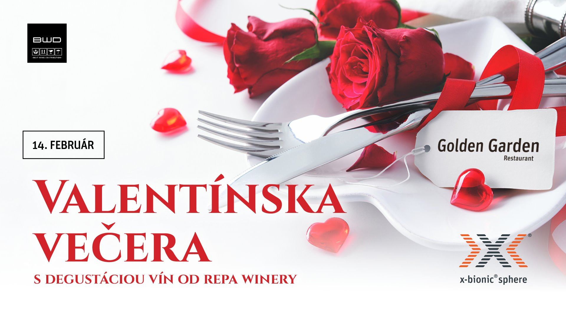 Valentínska večera s Repa Winery