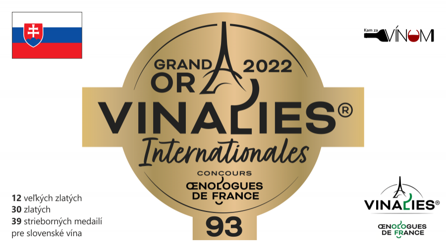 12 veľkých zlatých medailí a Prix VINOFED pre slovenské vína v Paríži