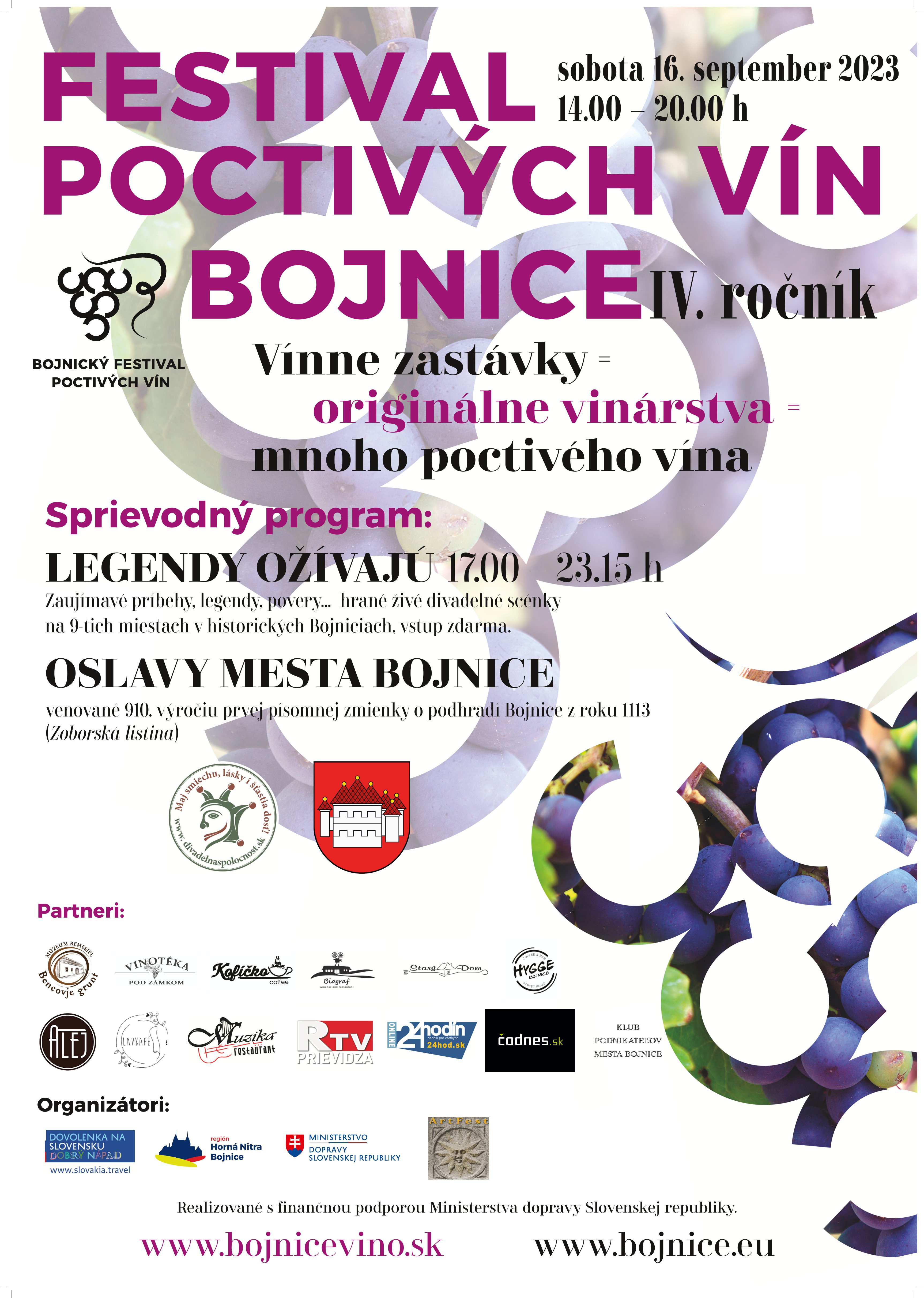 Bojnický festival poctivých vín 2023