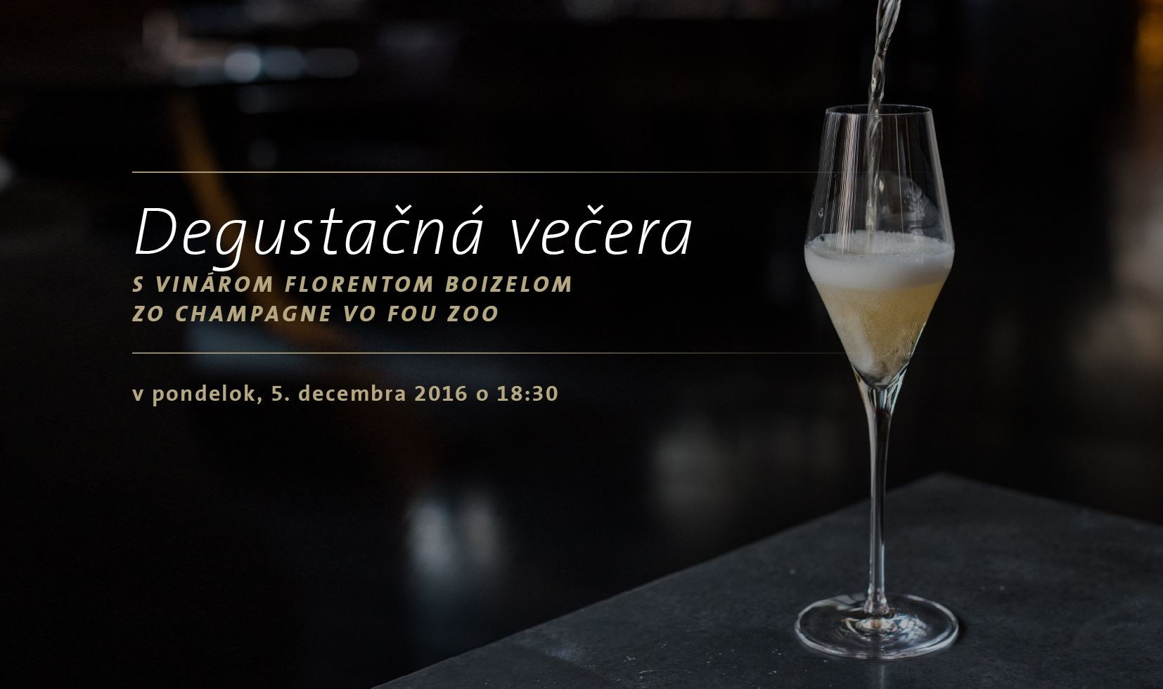 Champagne vo FOU ZOO (5.12.2016)