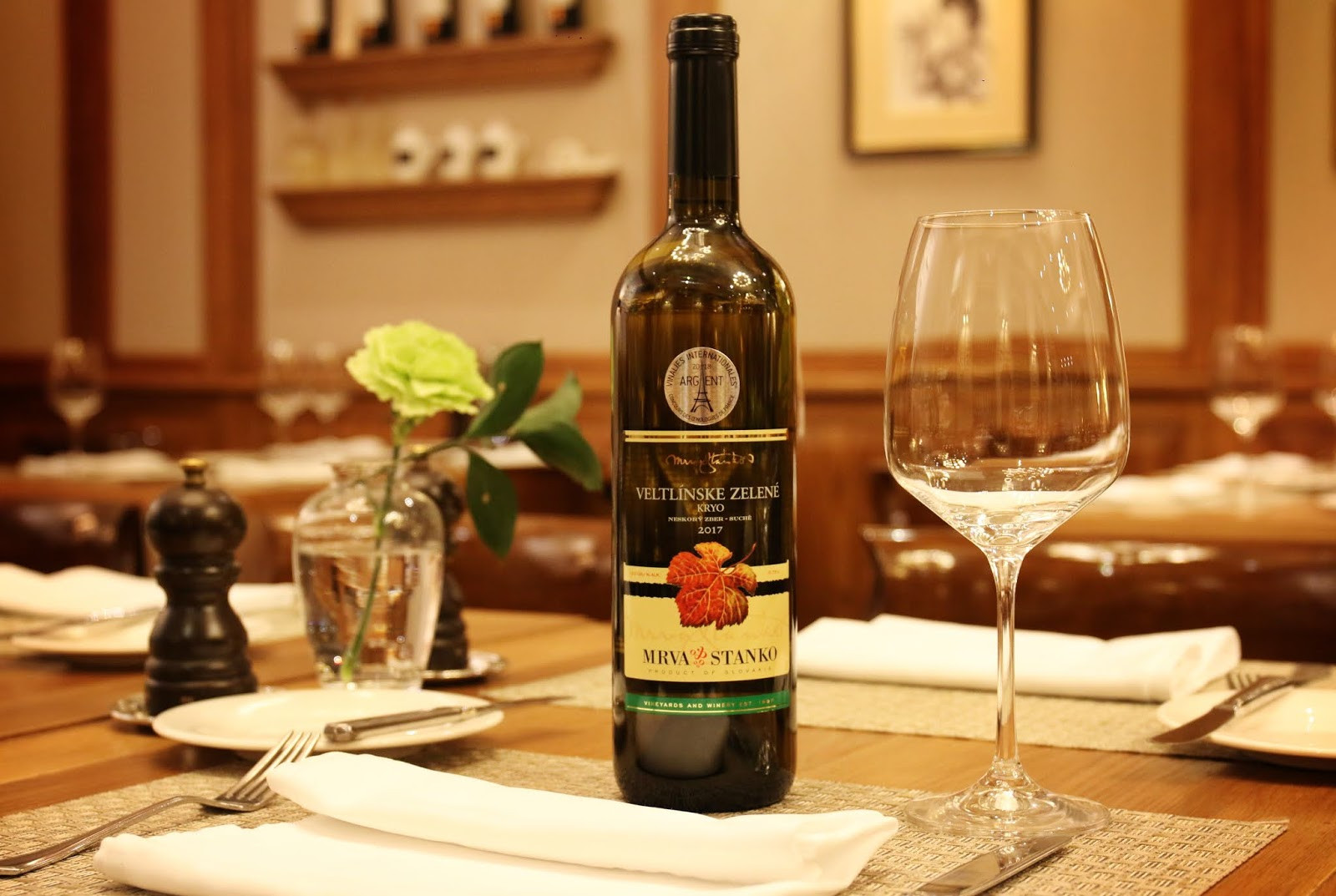 Hodnotíme víno: Veltlínske zelené KRYO - MRVA & STANKO