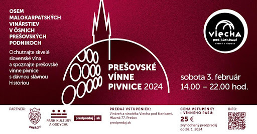 Prešovské vínne pivnice 2024